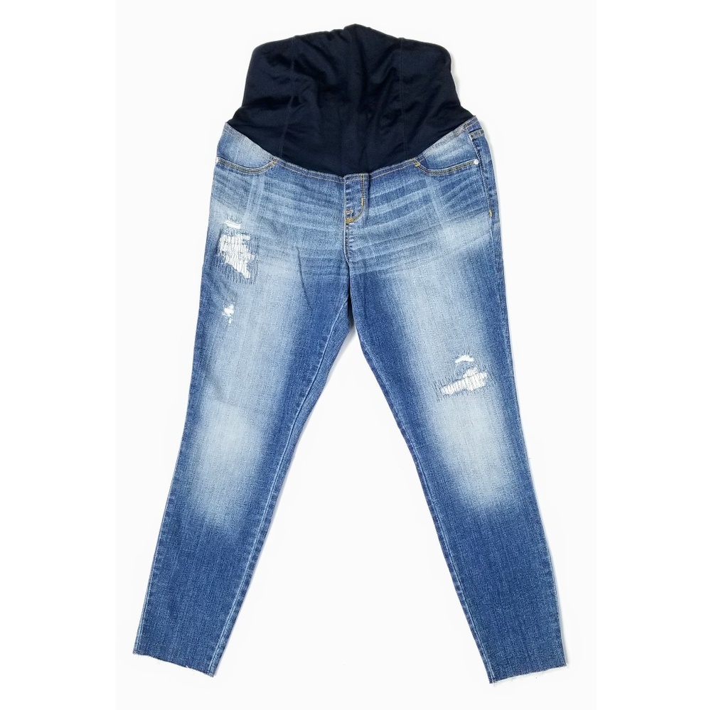 Isabel Maternaty Panel Denim Blue Jeggings
